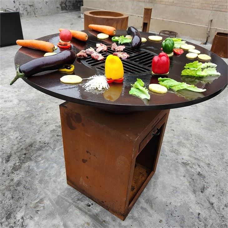 Commerical Outdoor Korean BBQ Grill Table