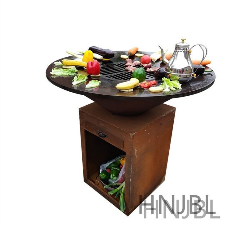 Corten Metal BBQ Grills