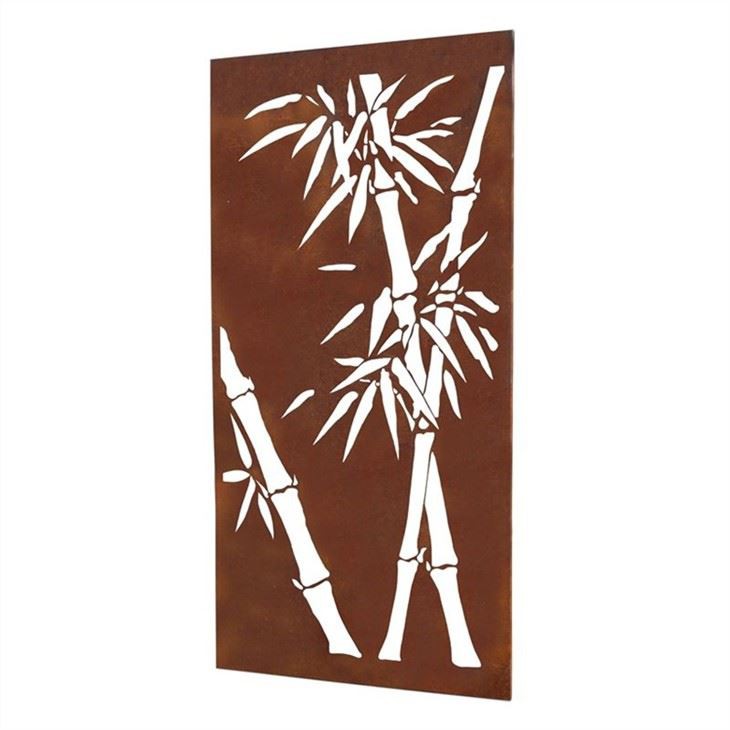 Corten metall hageskjermer