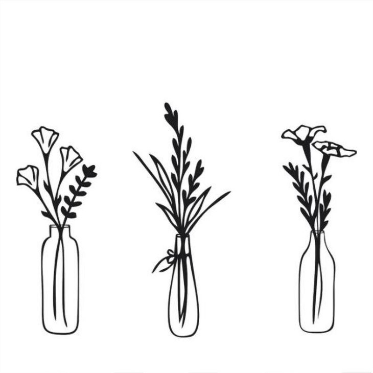 Blomster veggskulptur