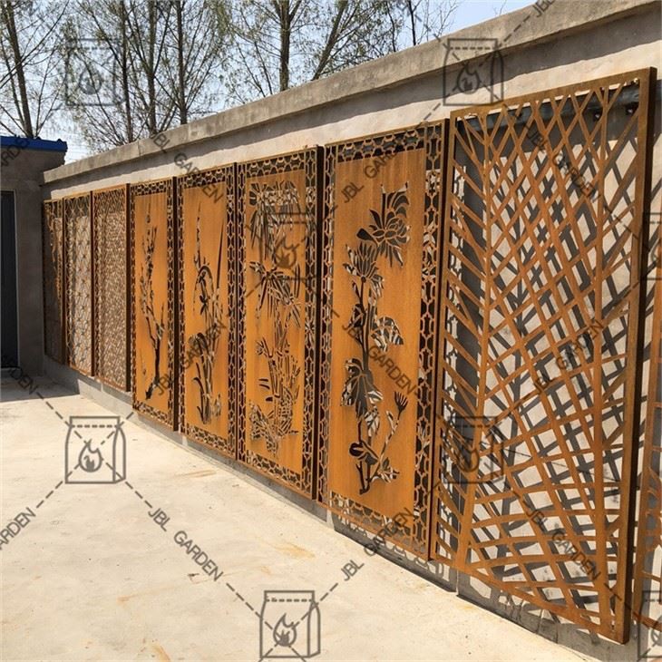 Innendørs utendørs stål personvernskjermer