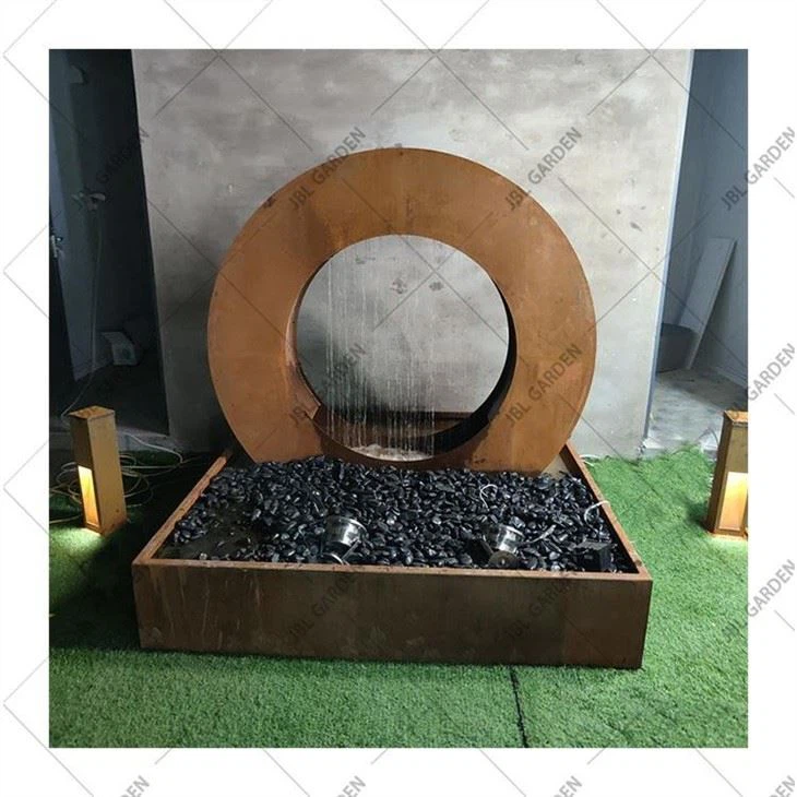 Langley Corten Steel Water Feature