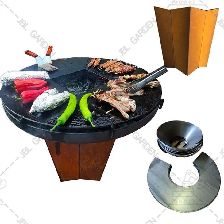 Metal Fire Pit Grill