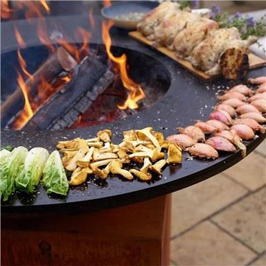 Corten Steel Brazier Bbq
