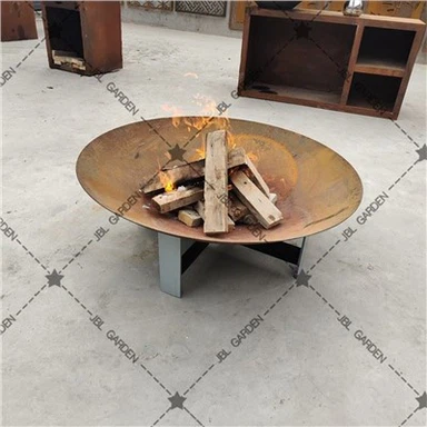 Corten Steel Unik Fire Pit Bowl