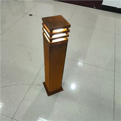 Utendørs LED Bollard/Rusty Bollards/Corten Steel Bollard Light