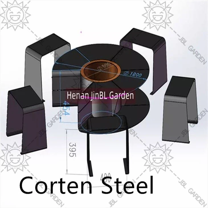 Square Metal Fire Pit