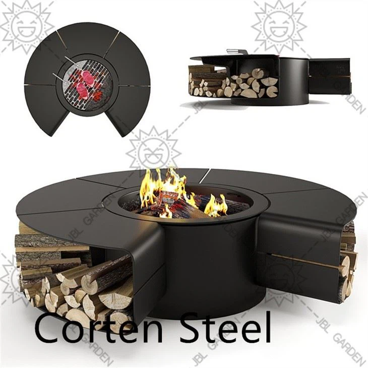 Square Metal Fire Pit
