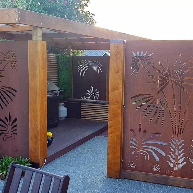 Steel Garden Fence