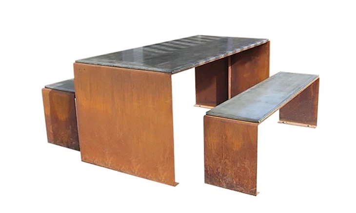 Moderne benk for terrasser og urbane