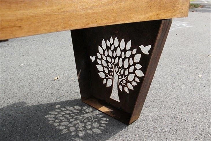Modern Bench For Terraces And Urban