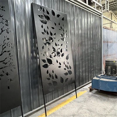 Pulverlakkerte skjermpaneler