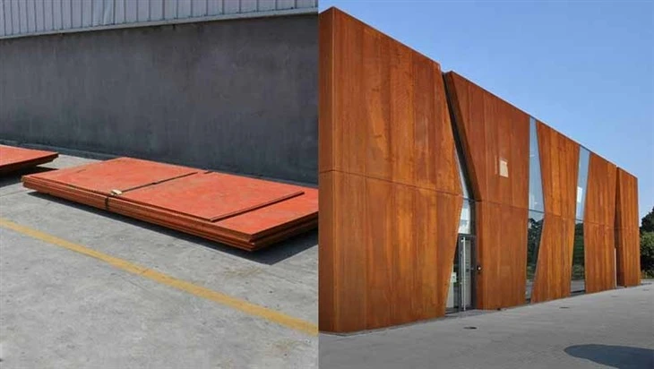 Engraving Partition Corten