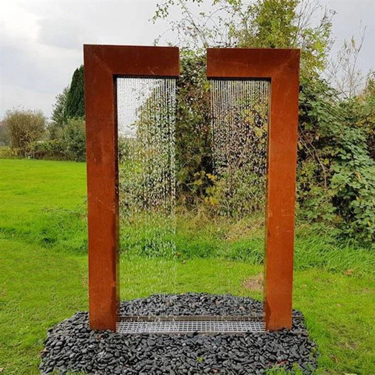 Factory High Quality Rusty Metal Water Fountain