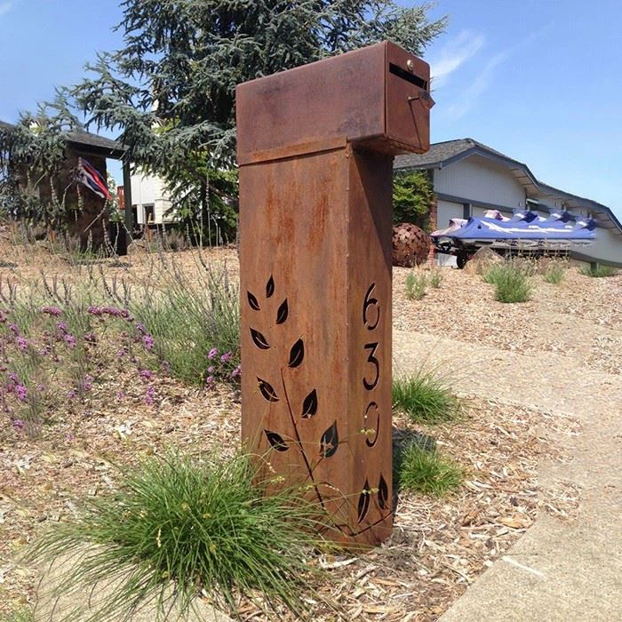 Freestanding Metal Letterbox