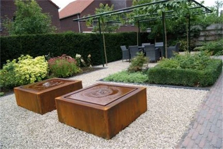 Garden Steel Rusty Waterfall best