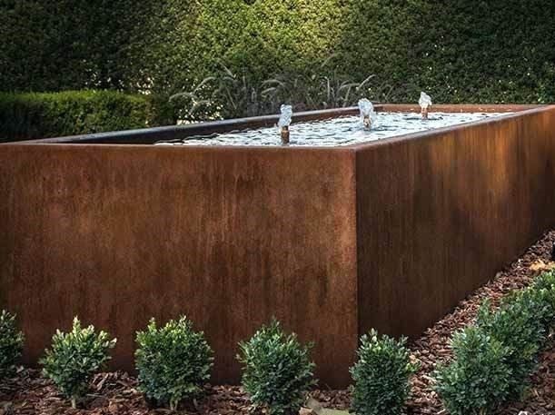 Metal Steel Plant Pots factory