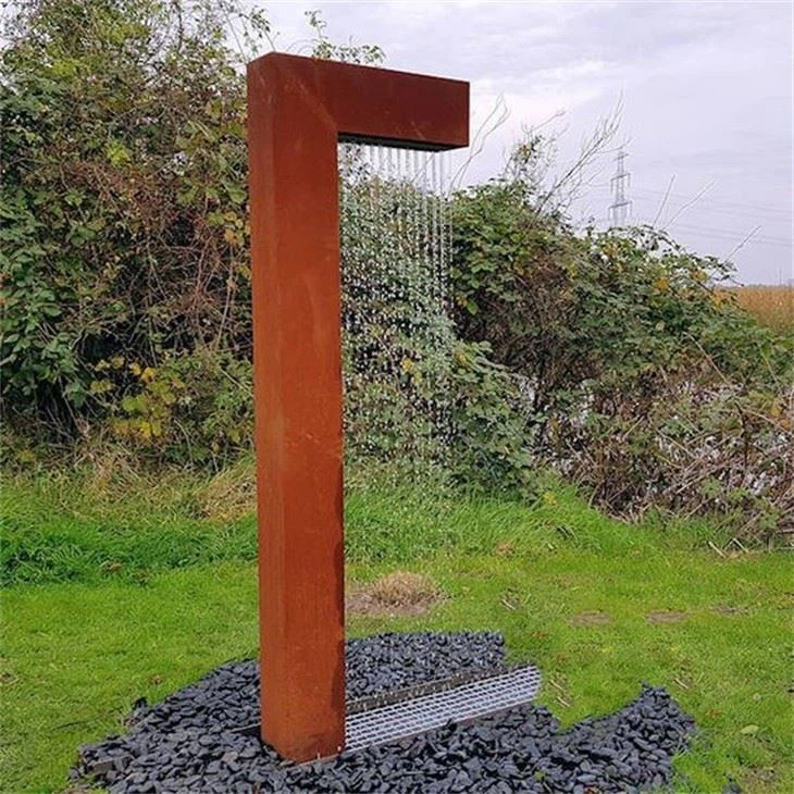 Metal Steel Water Feature For Garden suppliers