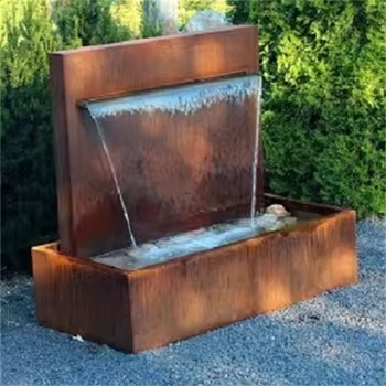 Modern Steel Suspended Fireplace
