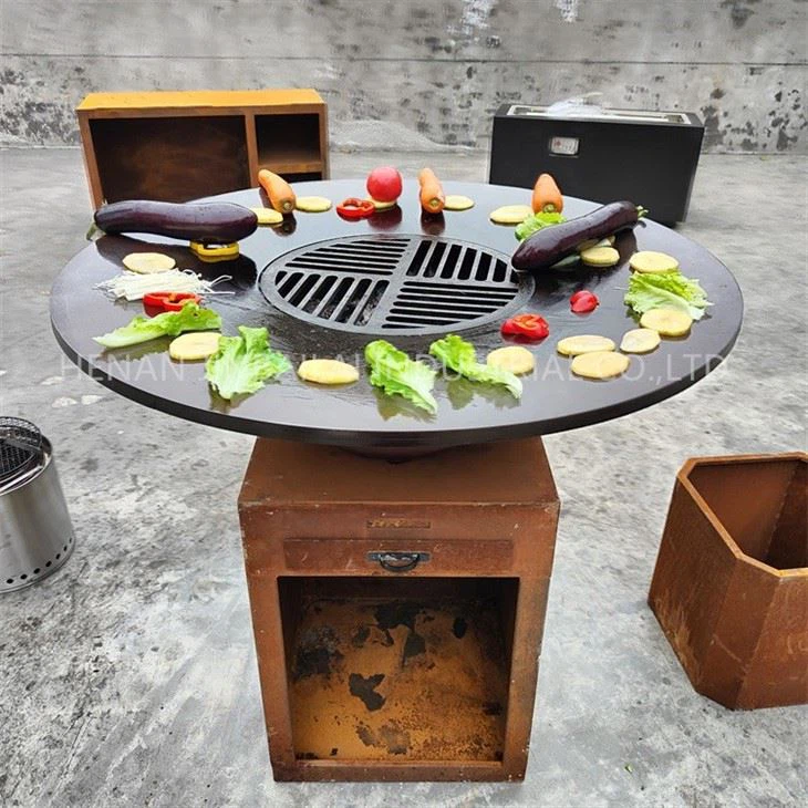 Outdoor Grill Table BBQ Fire Pit