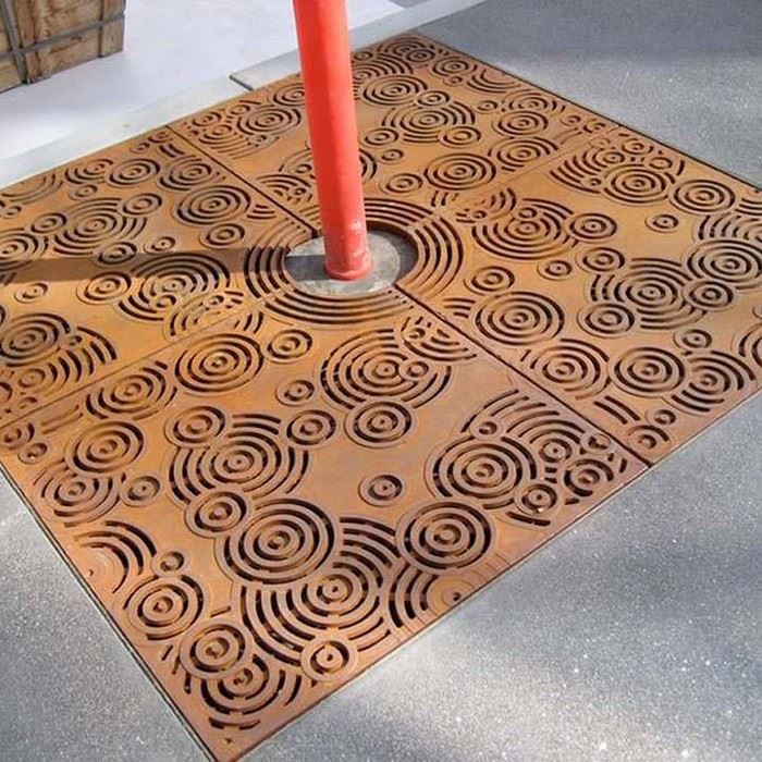 Outdoor Rust Corten Tree Grate suppliers