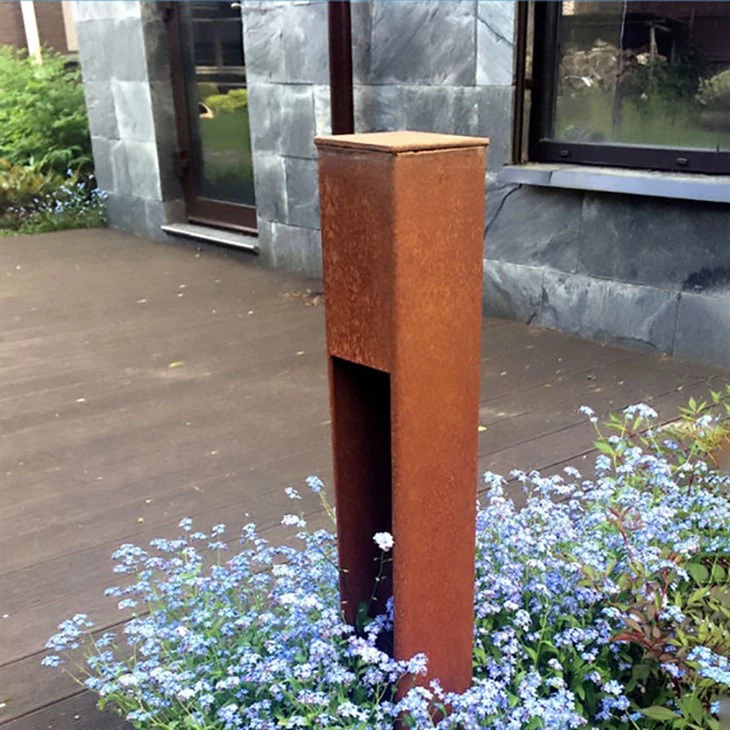 Outdoor Rust Steel Bollard Light best