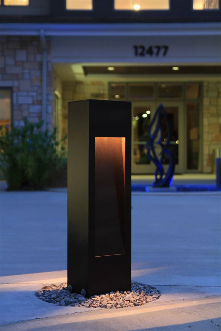 Outdoor Rust Steel Bollard Light suppliers