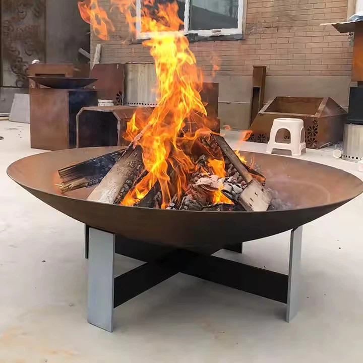 Rusty Fire Pit Bowl