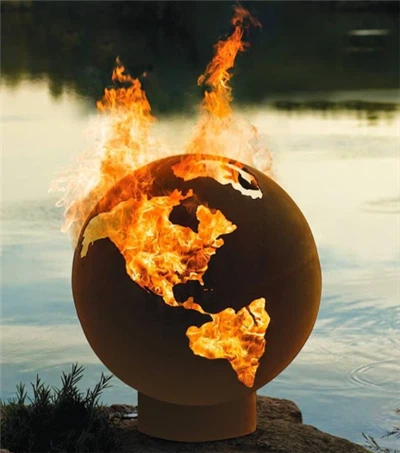 Corten stål sfærisk brannkule