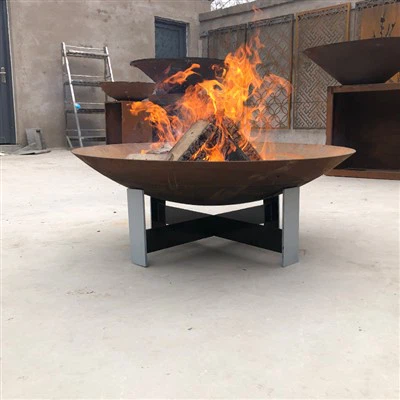 Forvitringsstål Utendørs brannbasseng